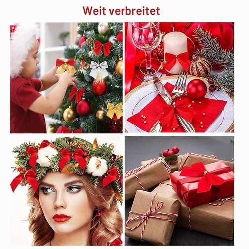Rote weihnachtsbaum schleifen - weihnachtsbaum,