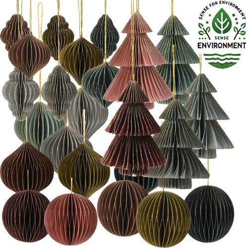Papier christbaum schmuck - papier, christbaum-schmuck