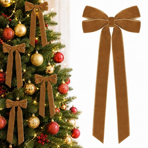 Samt schleifen weihnachtsbaum - samt,