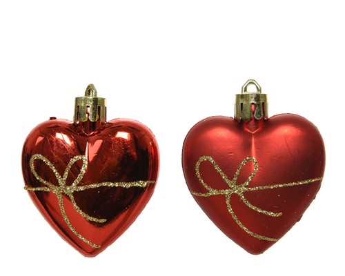 Christbaumschmuck herzen mit - christbaumschmuck,
