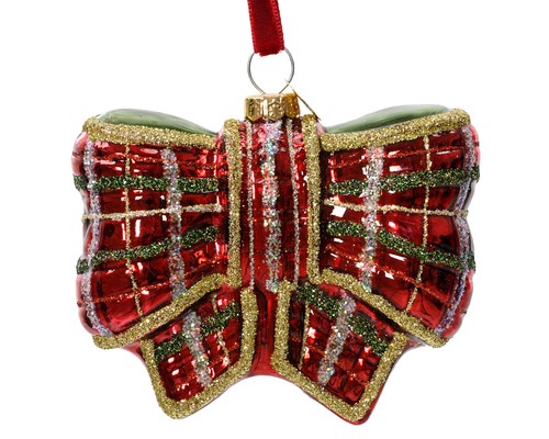 Christbaumschmuck schleife 8cm - christbaumschmuck,