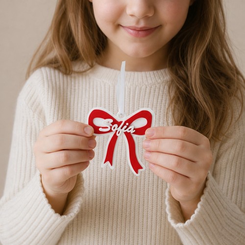 Schleife weihnachtsanhänger - schleife,