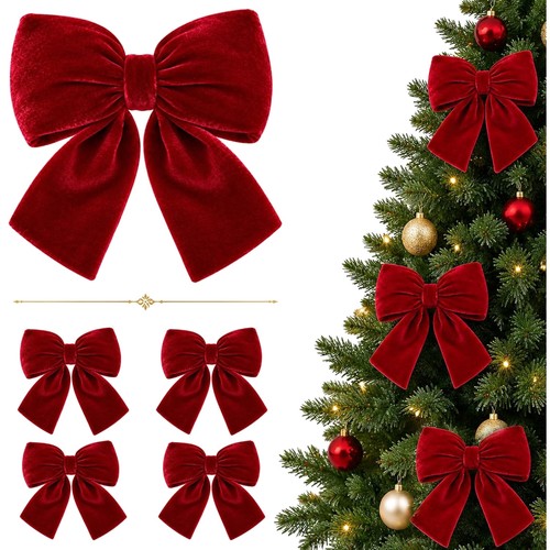 Weihnachtsschleifen samt - weihnachtsschleifen, 4