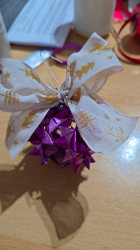 Papierkugel christbaumschmuck - papierkugel,