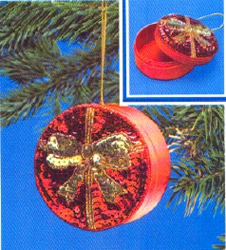 Baumschmuck geschenkdose - baumschmuck,